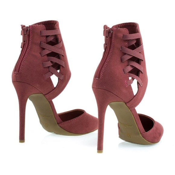 MAUVE  ANNE MICHELLE, POINTY TOE PUMP - Picture 5 of 5